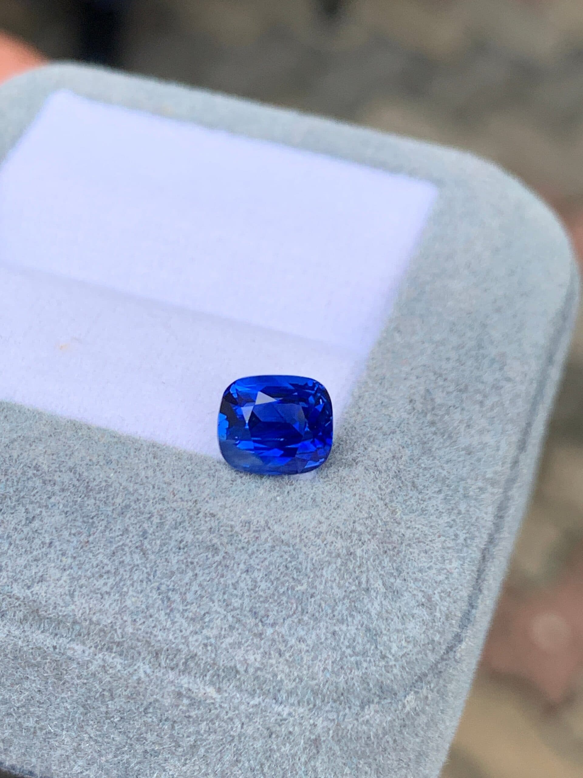 Blue Sapphire Cushion 2.02ct — Sri Lanka