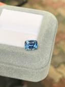 Blauer Saphir Kissenform 2,75ct