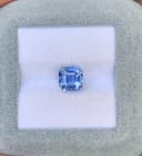 Safira Azul Quadrada de 3,57ct