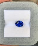 Blauer Ovaler Saphir 3,10 ct — Sri Lanka