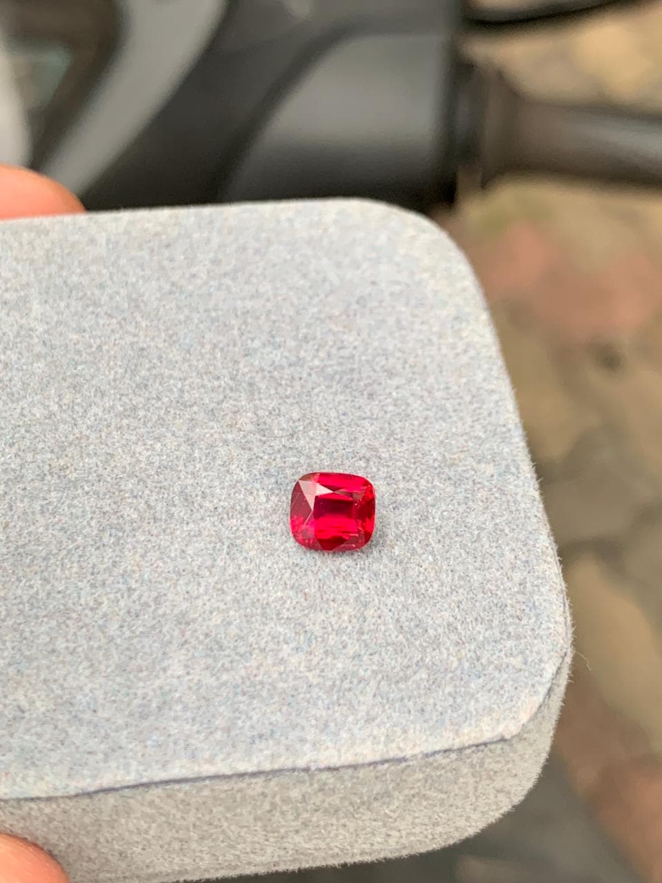 Mozambique Ruby Cushion 1.08ct