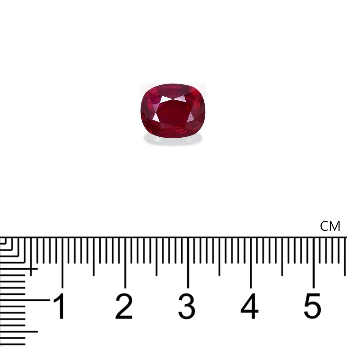 Rubis du Mozambique Coussin de 5ct