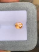 Bicolorer Saphir Oval 3 ct