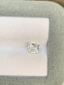 Weißer Saphir Rechteck 2 ct