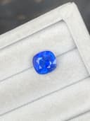 Blauer Saphir Kissenschliff 5,12 ct
