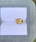 Gelber Saphir Rechteck 1,72 ct