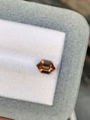 Oranger Saphir Fancy-Schliff 1,58 ct