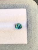 Teal-Saphir Oval 1,20 ct