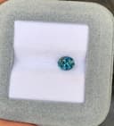 Teal-Saphir Oval 1,53 ct