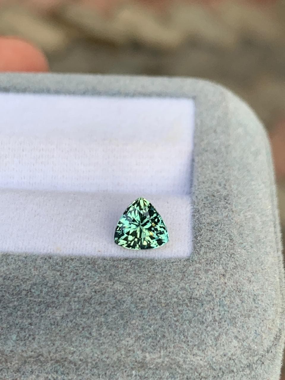 Teal Sapphire Fancy Cut 1.10ct