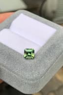 Saphir Vert Rectangle de 1,81ct