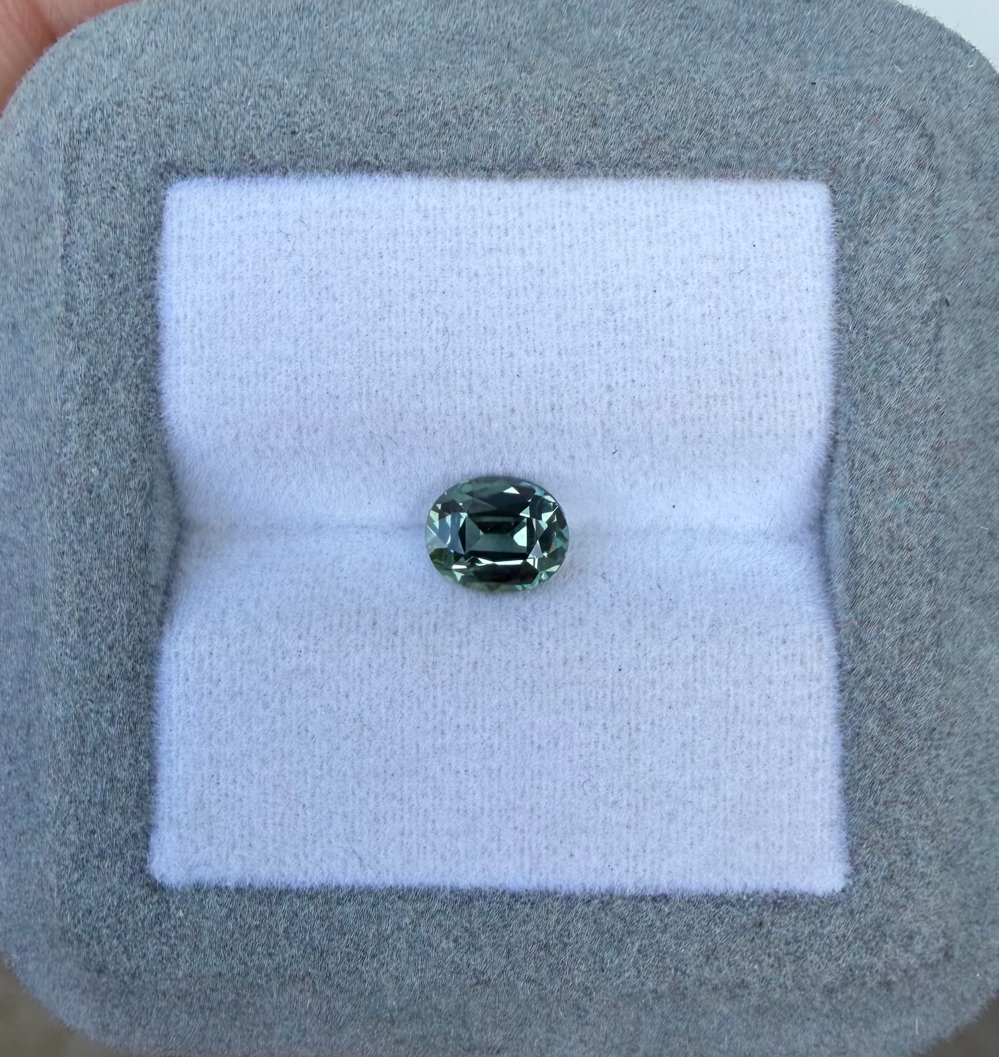 Oval Teal Sapphire 1.20ct — Madagascar