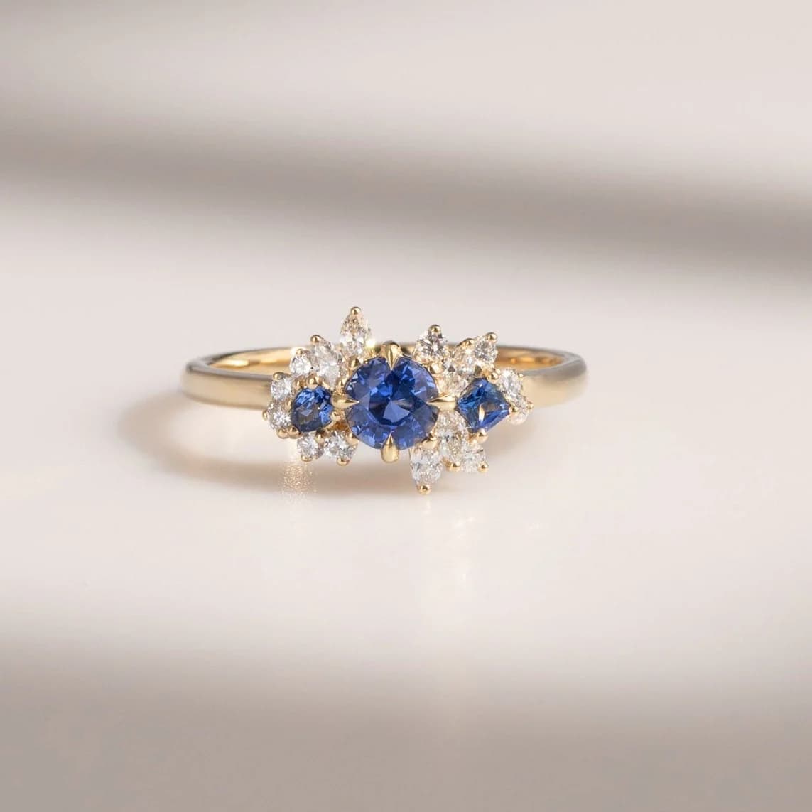 Mini Bloom Saphir Bleu