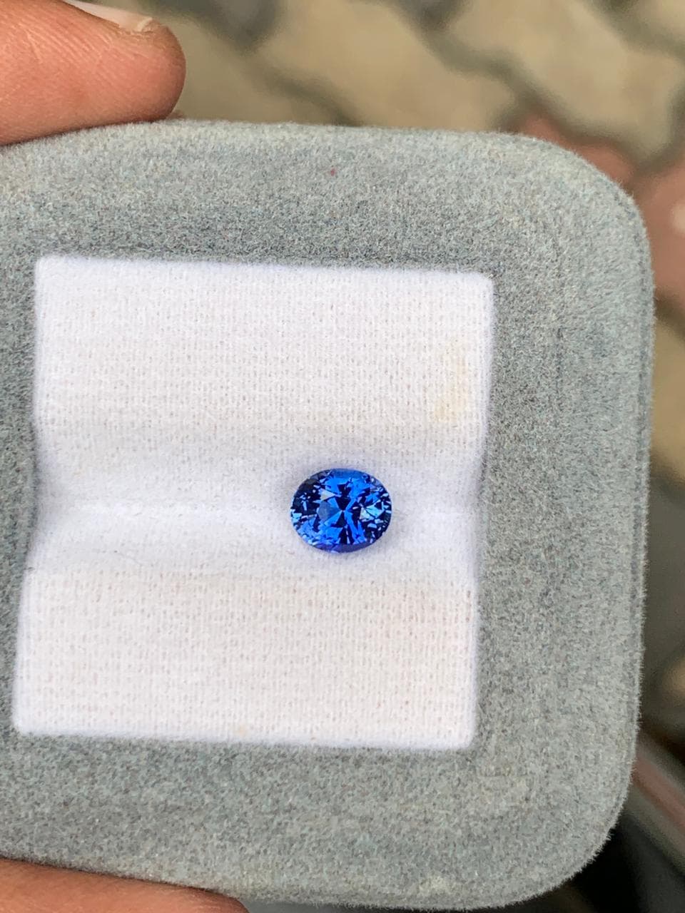 Zaffiro Blu Ovale da 1,56ct — Riscaldato (2)