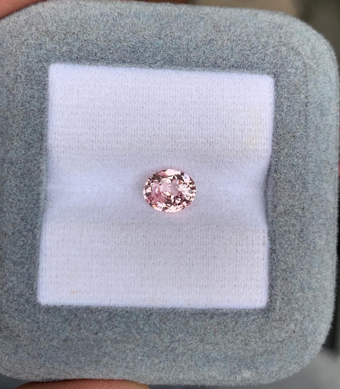 Padparadscha-Saphir Oval 1,67 ct