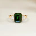 Art Deco Emerald Cut Ring, 1.57ct