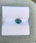 Teal-Saphir Oval 1,30 ct