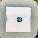 Teal-Saphir im Emerald Cut, 1,56 ct