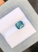 Zafiro Teal Radiante de 3,07ct