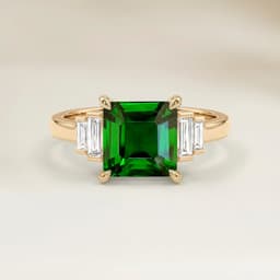 Ring Art Déco Autres Emerald Cut 1,54 kt
