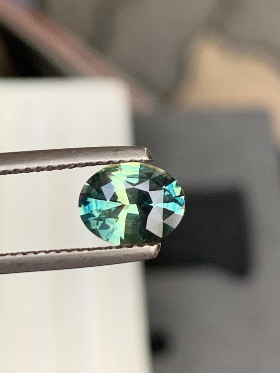 Saphir Teal Ovale de 2,04ct — Madagascar, Non Chauffé image 2
