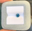 Runder Teal-Saphir 1,55 ct — Madagaskar, Unbehandelt