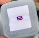 Violetter Saphir Rechteck 1,58 ct — Madagaskar