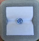 Blauer Saphir Rechteck 1,65 ct