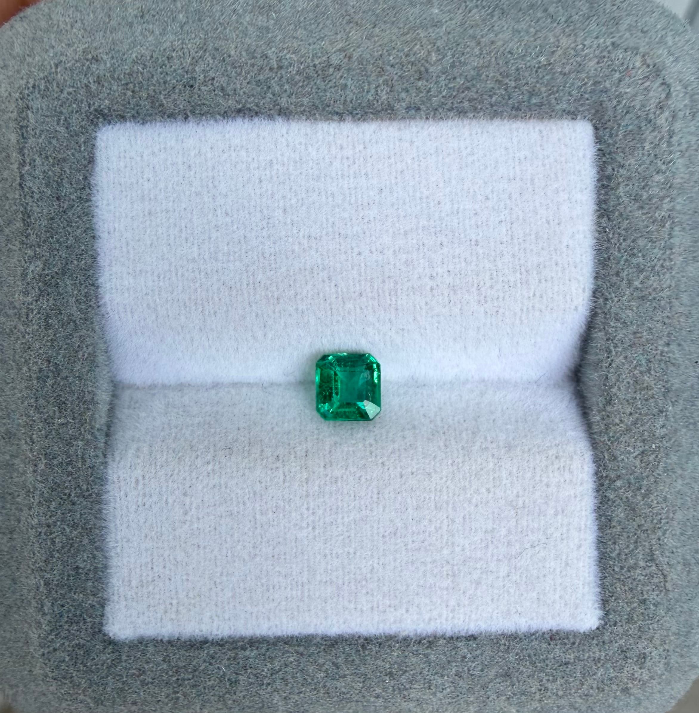 Emeraude de Zambie Rectangle de 0,38ct — Zambia