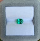 Oval Zambian Emerald 1.05ct — Zambia, Minor Oil (2)