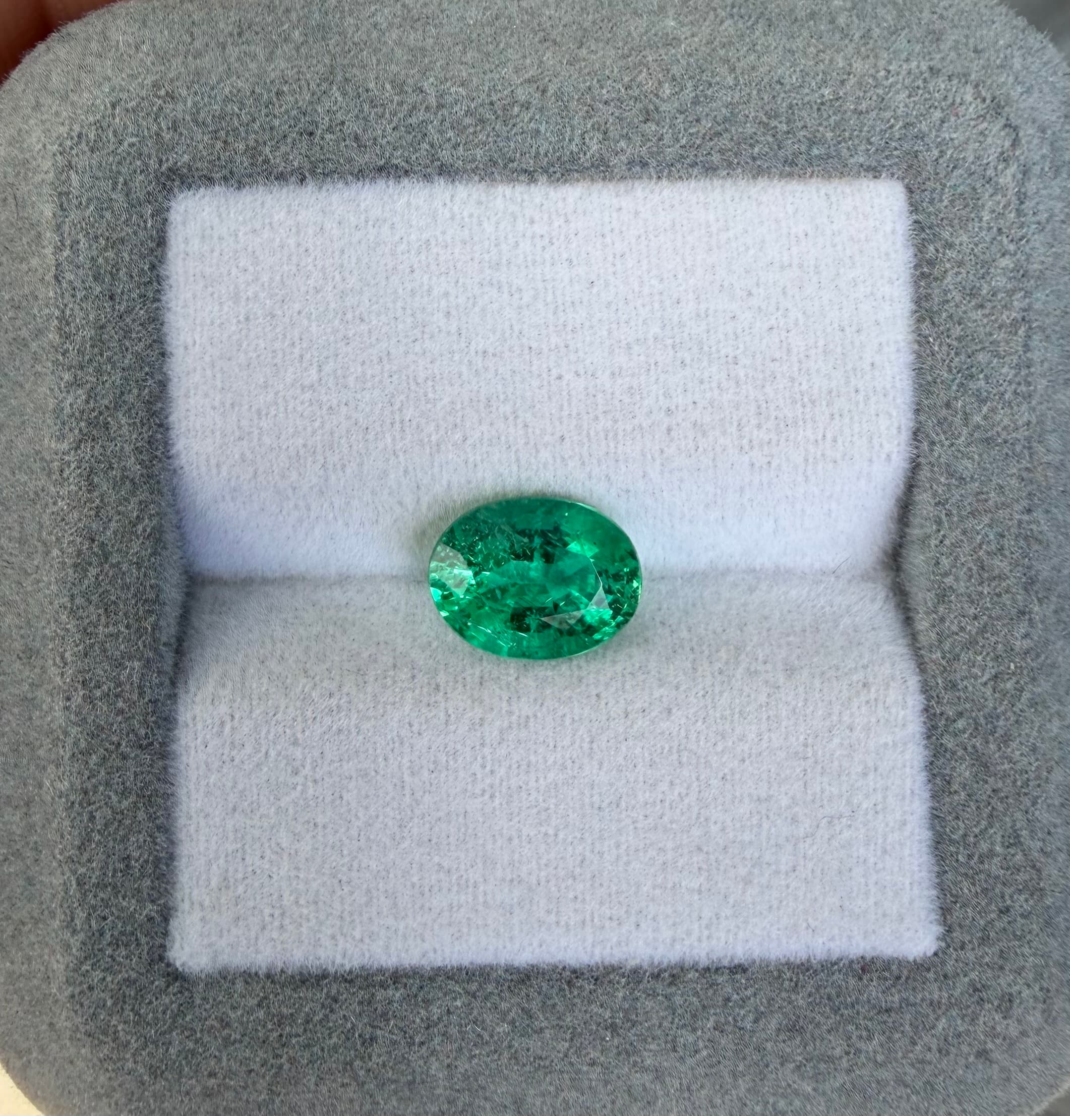 Oval Zambian Emerald 1.62ct