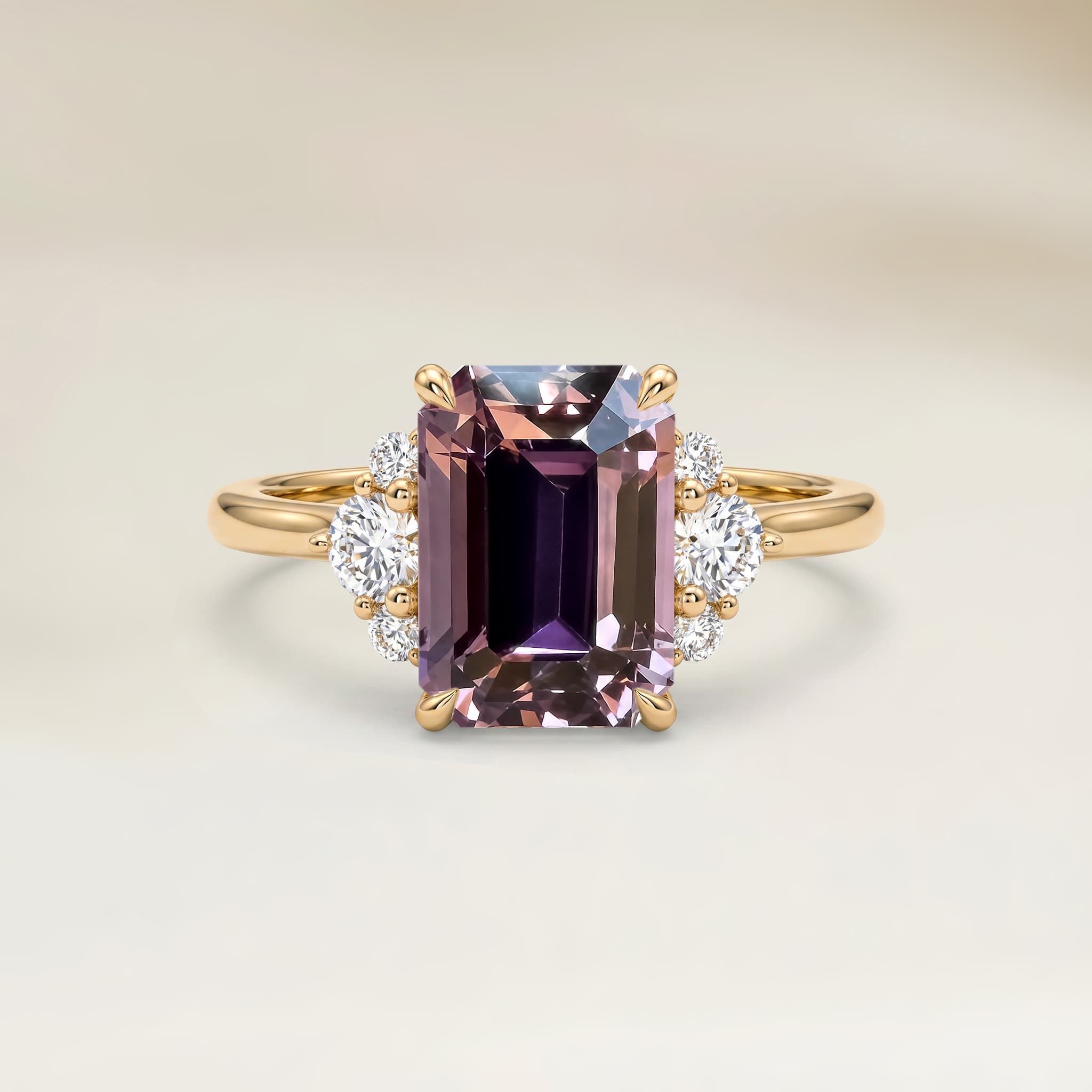 Bague Epaulé Spinelle Rectangle de 1,73ct image 2