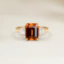 Art Deco Ring with 1.50ct Rectangle Stone