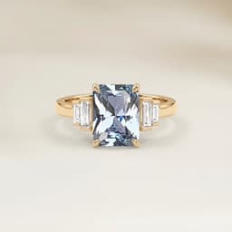 Anel Art Déco Safira Radiant de 2,02ct