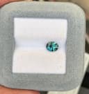 Teal Sapphire Oval 1.25ct
