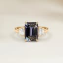 Art Deco Rectangle Spinel Ring 1.71ct