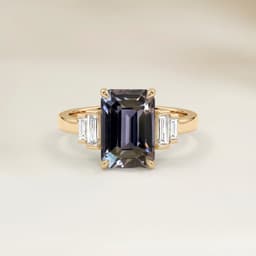 Art Deco Rectangle Spinel Ring 1.71ct