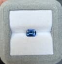 Saphir Bleu Rectangle de 1,60ct