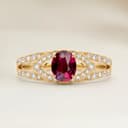 Bague Moderne Rubis du Mozambique Ovale de 1,50ct