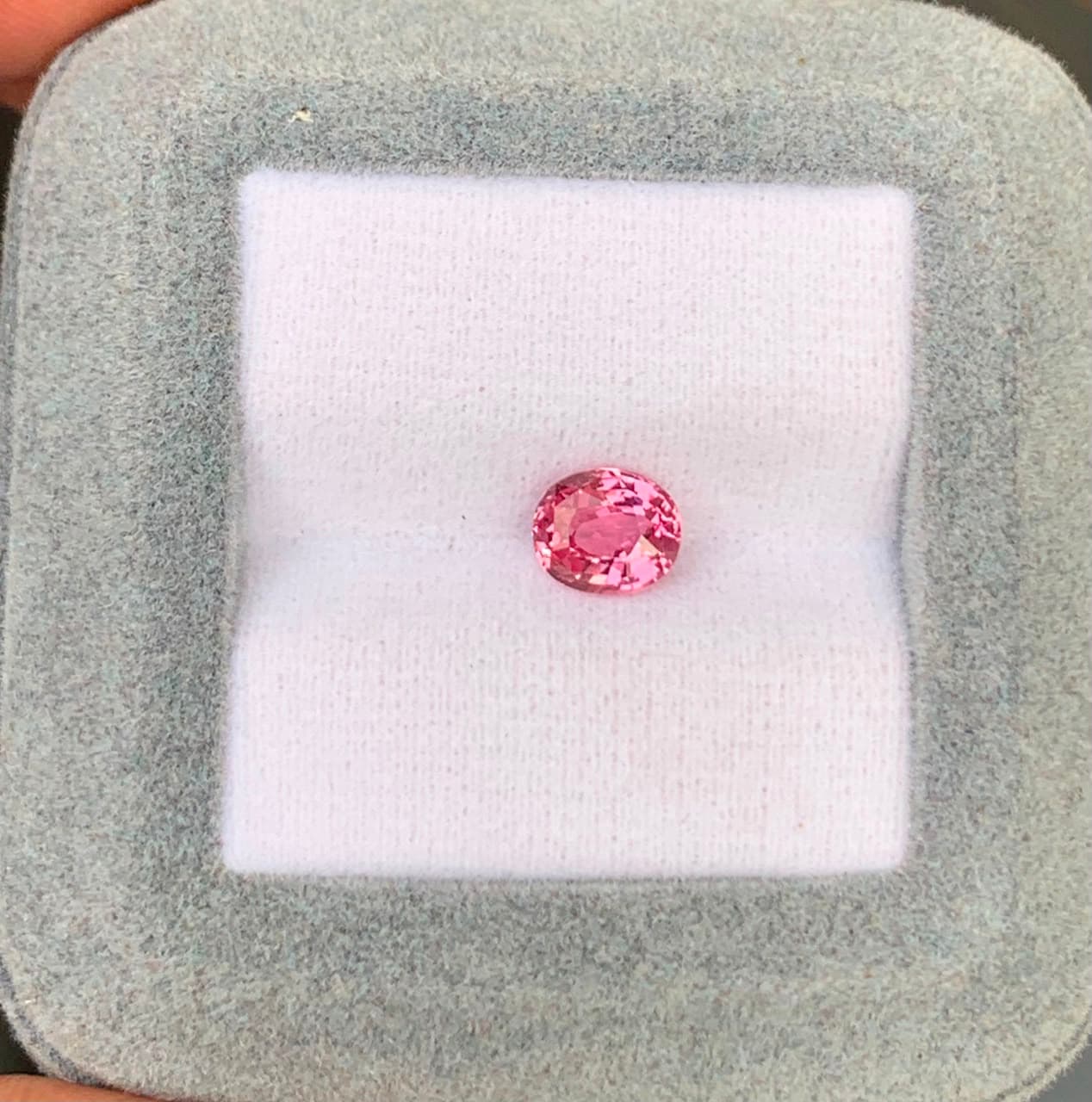 1.25ct Oval Padparadscha Sapphire — Madagascar