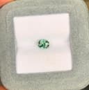 1.14ct Green Cushion Sapphire