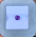 1.64 ct Purple Cushion Sapphire