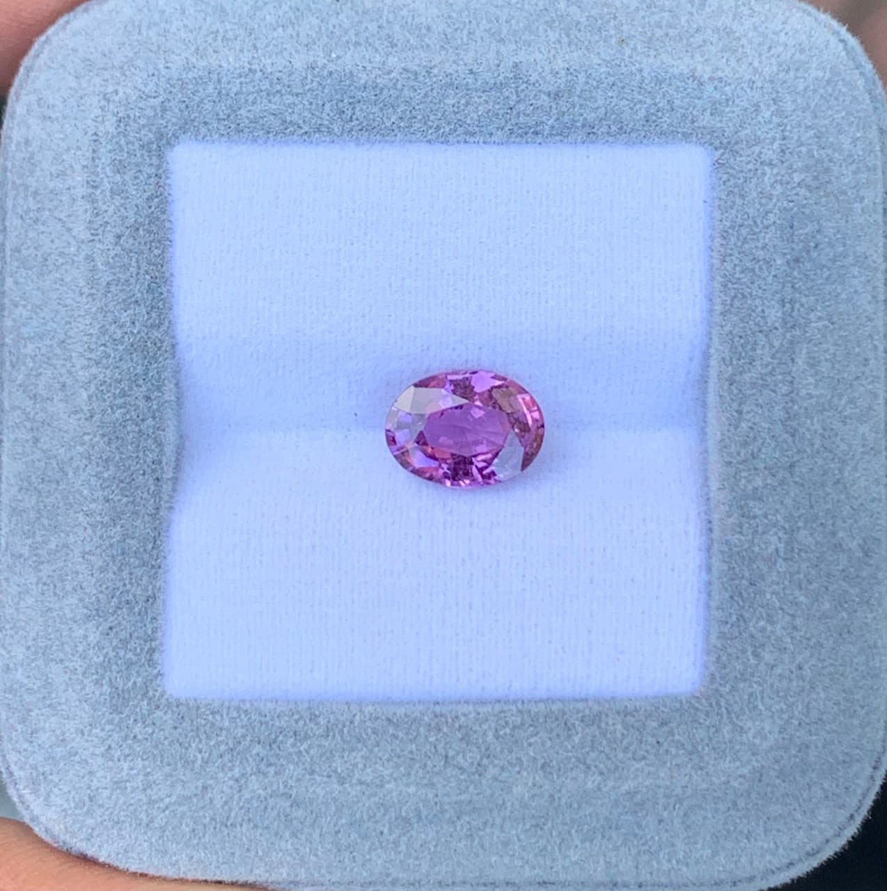 2.14ct Oval Purple Sapphire
