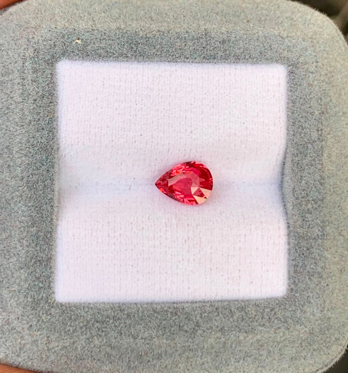 1.04ct Pear Pink Spinel