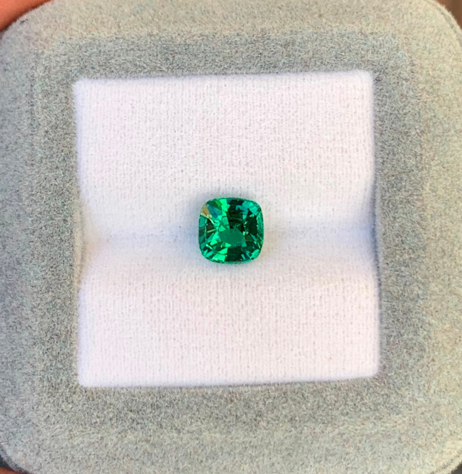 Tourmaline Verte Coussin de 1,57ct