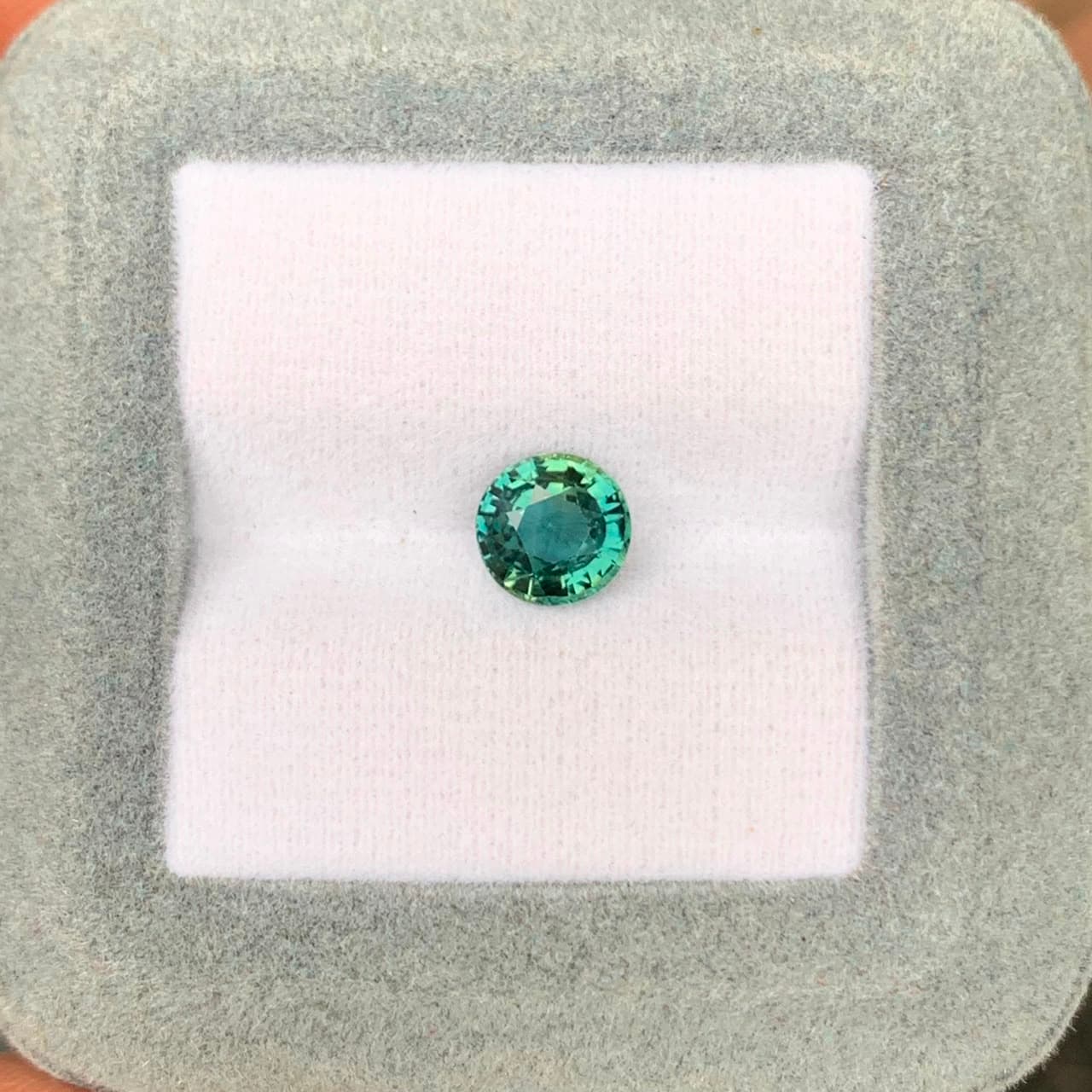 1.59ct Round Teal Sapphire