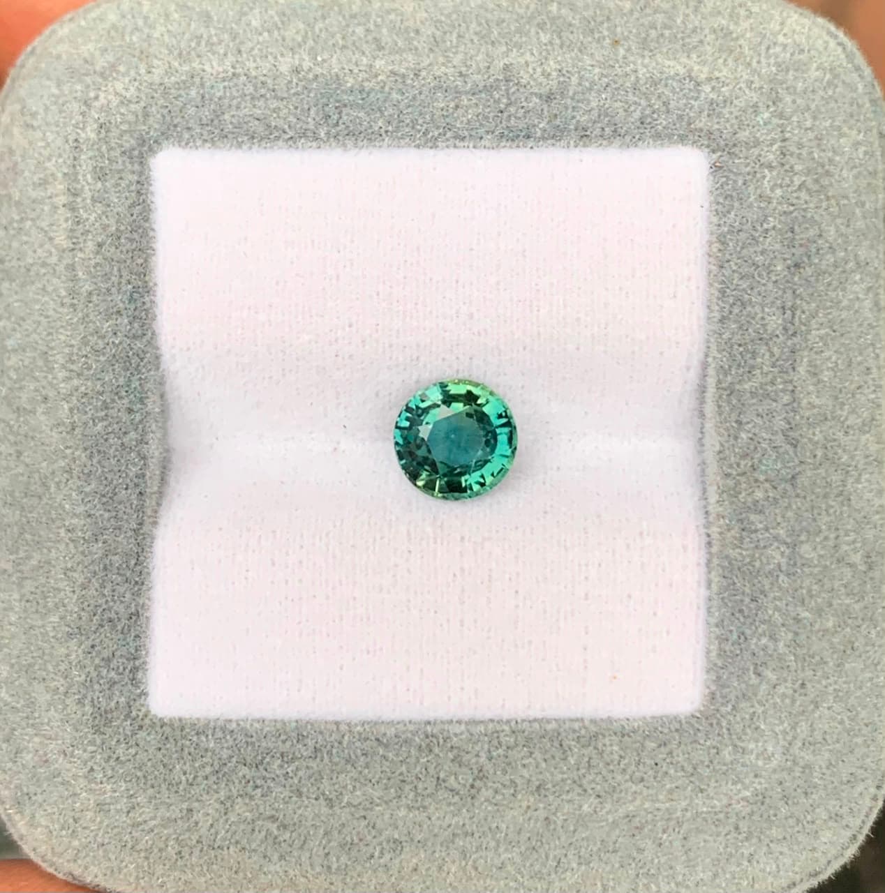 1.59ct Round Teal Sapphire