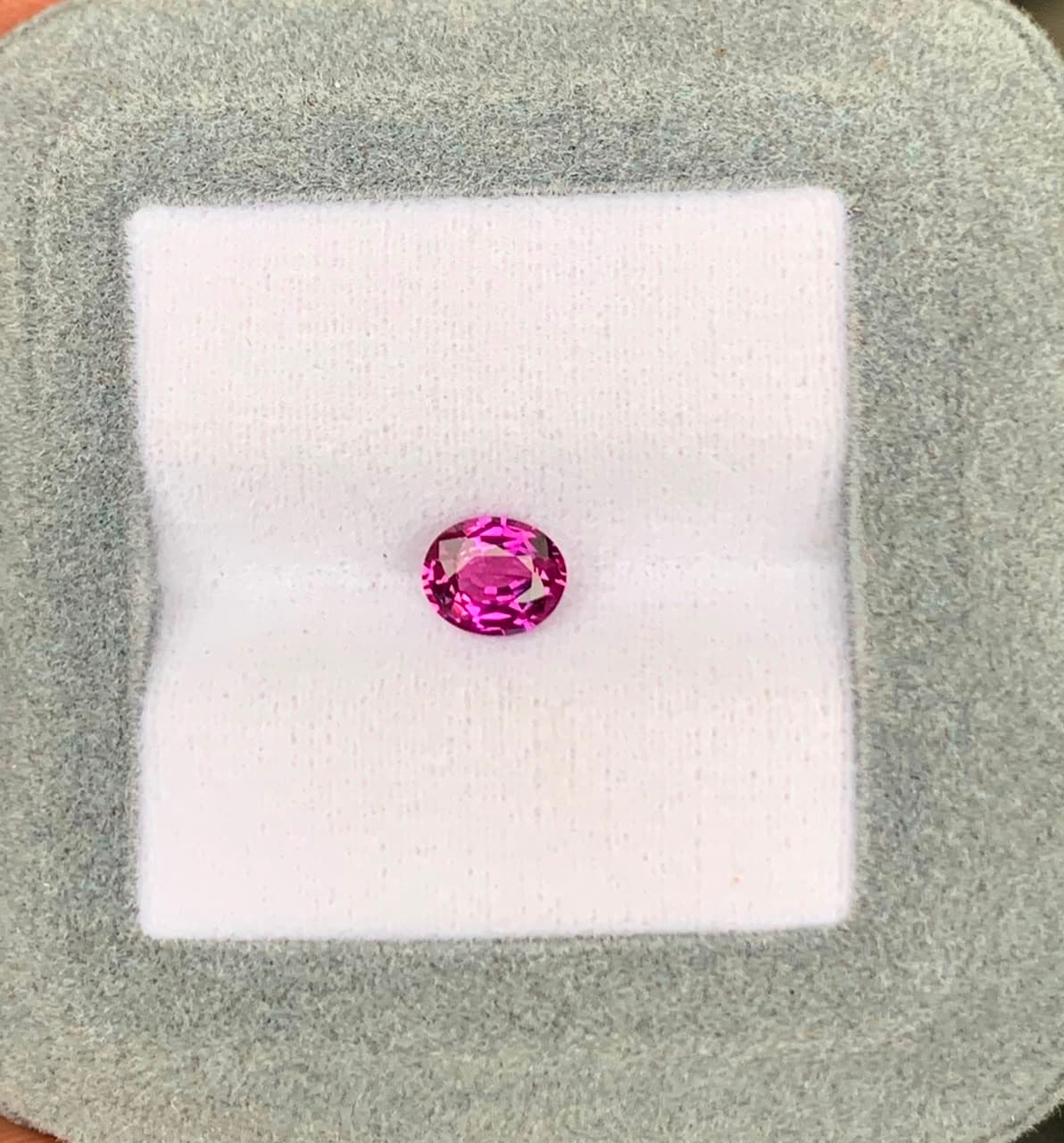 0.84 ct Oval Purple Sapphire