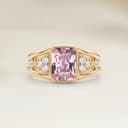 Bague Moderne Saphir Pêche de 1,09ct