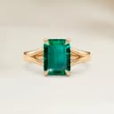 Bague Solitaire Emeraude de Zambie de 1,32ct